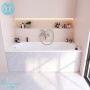 Ванна из литьевого мрамора Marmo Bagno Лучия 180х80 Ванна из литьевого мрамора Marmo Bagno Лучия 180х80