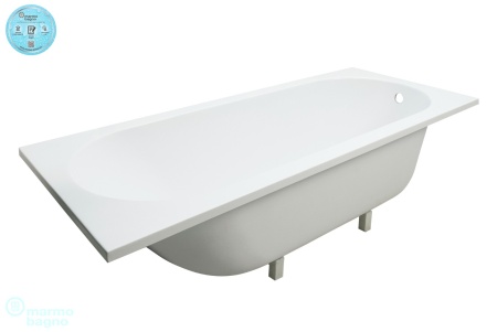 Ванна из литьевого мрамора Marmo Bagno Лучия 180х80 Ванна из литьевого мрамора Marmo Bagno Лучия 180х80