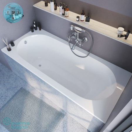 Ванна из литьевого мрамора Marmo Bagno Лучия 180х80 Ванна из литьевого мрамора Marmo Bagno Лучия 180х80