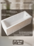 Ванна из литьевого мрамора Marmo Bagno Алесса NEW 150х70