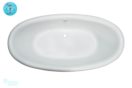 Ванна из литьевого мрамора Marmo Bagno Аззуро 180х90