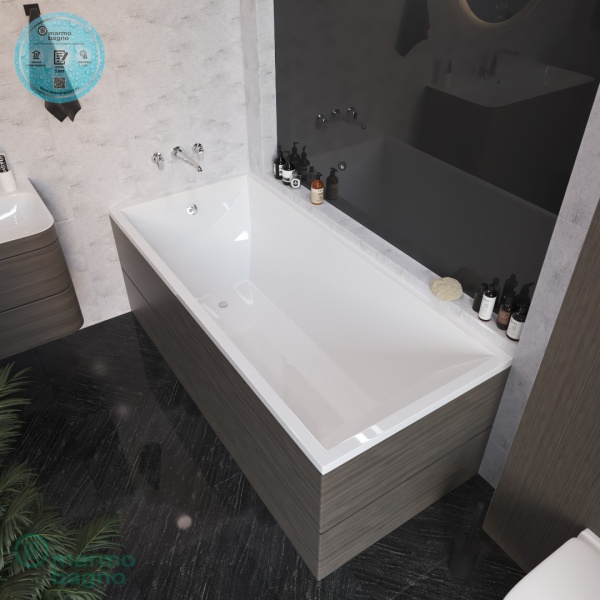 Ванна из литьевого мрамора Marmo Bagno Милано 170х75 Ванна из литьевого мрамора Marmo Bagno Милано 170х75