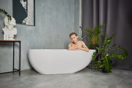 Ванна из литьевого мрамора Marmo Bagno Венеция 170х85 Ванна из литьевого мрамора Marmo Bagno Венеция 170х85