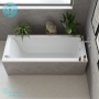 Ванна из литьевого мрамора Marmo Bagno Ницца 180х80 с подголовником Ванна из литьевого мрамора Marmo Bagno Ницца 180х80 с подголовником