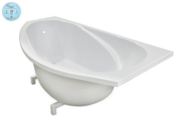 Ванна из литьевого мрамора Marmo Bagno Турин 170х95 правая Ванна из литьевого мрамора Marmo Bagno Турин 170х95 правая