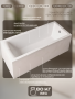 Ванна из литьевого мрамора Marmo Bagno Алесса New 160x70